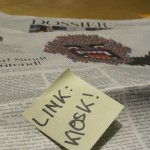 Foto von einer Seite der ZEIT mit einem Link zum Kiosk 